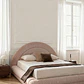 Cama Soria con canapé abatible en bouclé - Miniatura 2