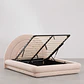 Cama Soria con canapé abatible en bouclé - Miniatura 5