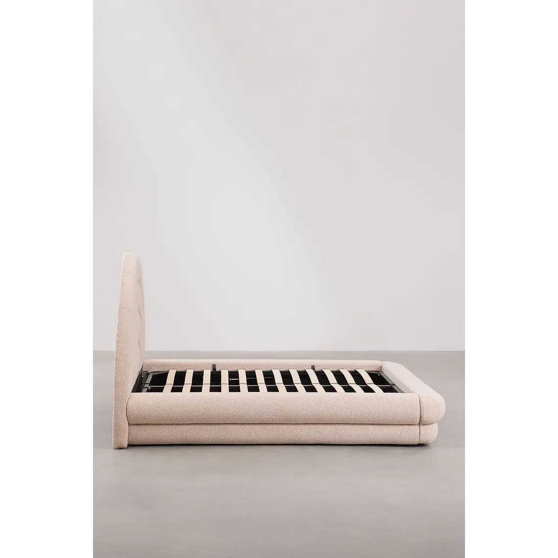 Cama Soria con canapé abatible en bouclé 6