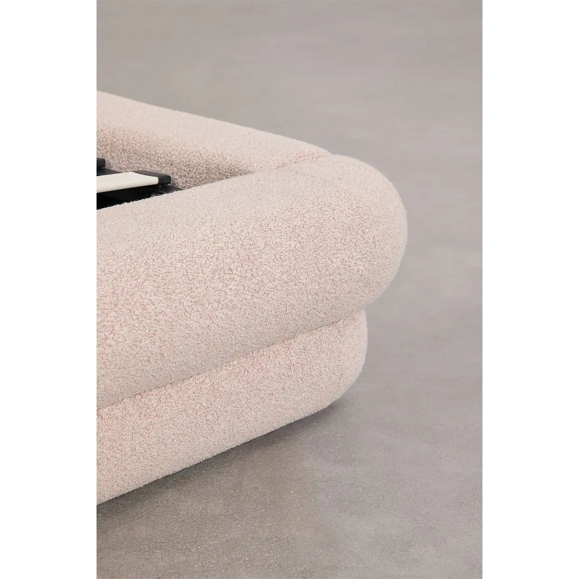 Cama Soria con canapé abatible en bouclé 8