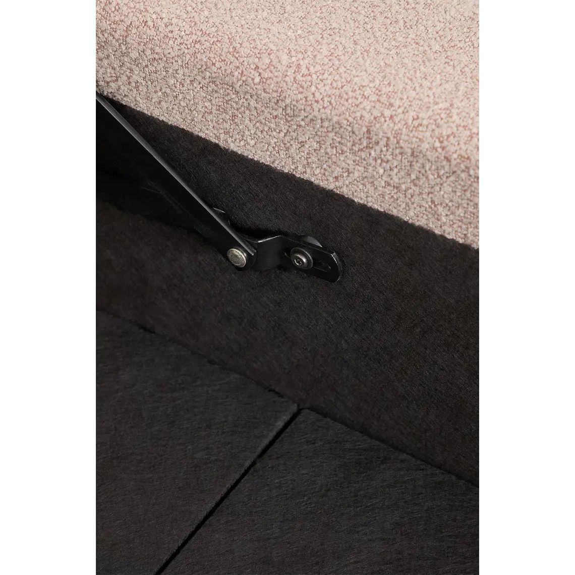 Cama Soria con canapé abatible en bouclé 9