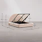 Cama Soria con canapé abatible en bouclé - Miniatura 11