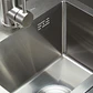 Cocina modular de exterior de 2 piezas con fregadero y almacenaje en acero Ravina - Miniatura 7