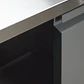 Cocina modular de exterior de 2 piezas con fregadero y almacenaje en acero Ravina - Miniatura 9