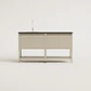 Cocina modular de exterior de 2 piezas con fregadero y almacenaje en acero Ravina - Miniatura 10
