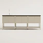Cocina modular de exterior de 3 piezas con fregadero y almacenaje en acero Renira - Miniatura 10