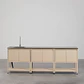 Cocina modular de exterior de 3 piezas con fregadero y almacenaje en acero Renira - Miniatura 14