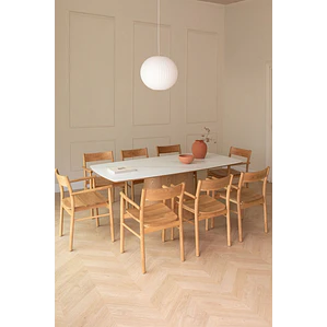 Conjunto de comedor Daeara en cerámica
