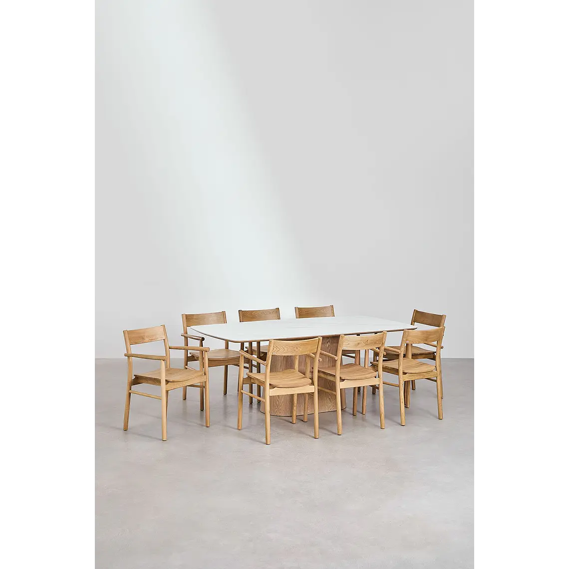 Conjunto de comedor Daeara en cerámica 2