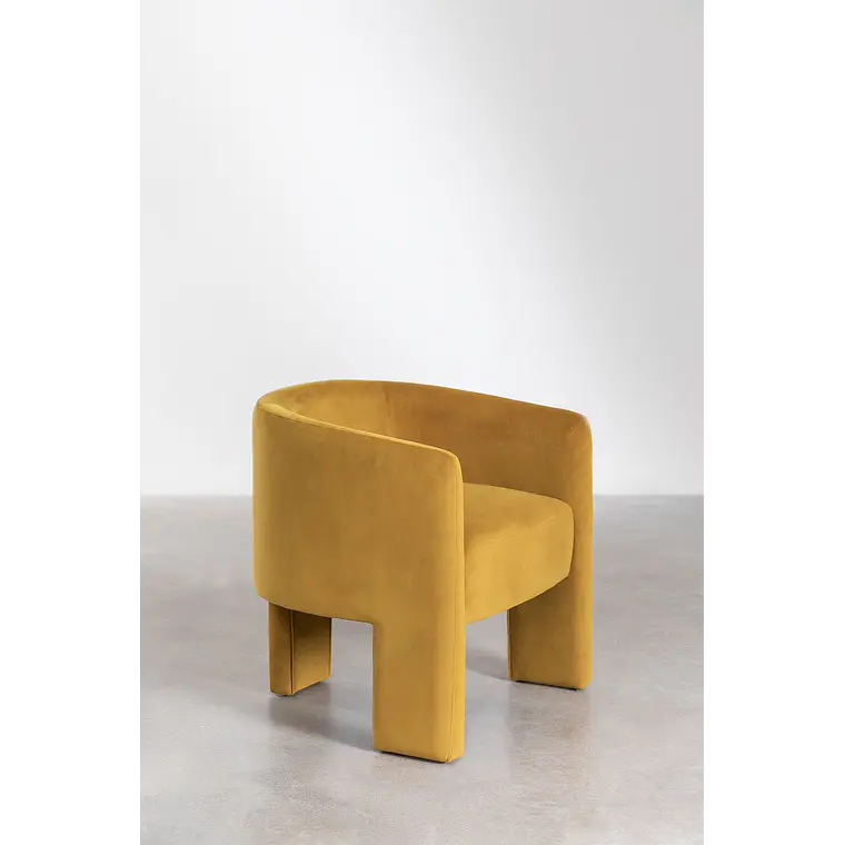 Conjunto de comedor Orelena en terciopelo 6