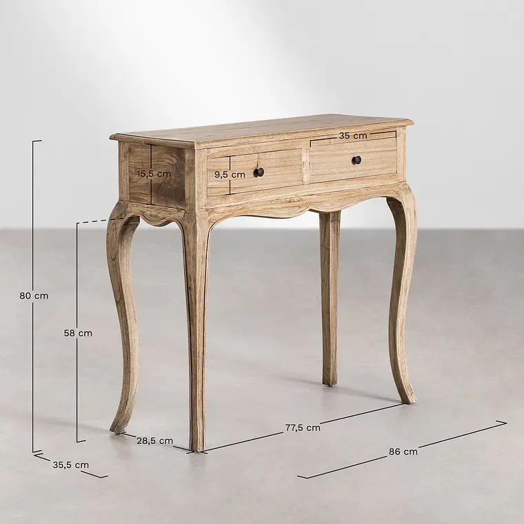 Consola Elvia en madera 8
