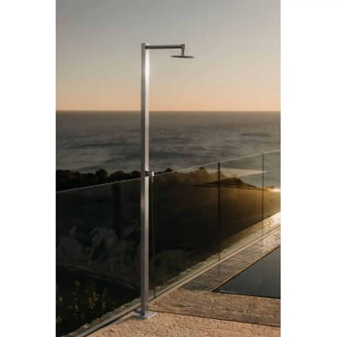 Ducha de exterior en acero inoxidable Solina 11