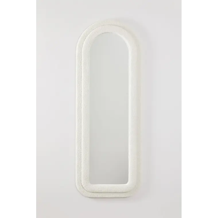 Espejo de dormitorio Mavia 60x160 cm en borreguito 2