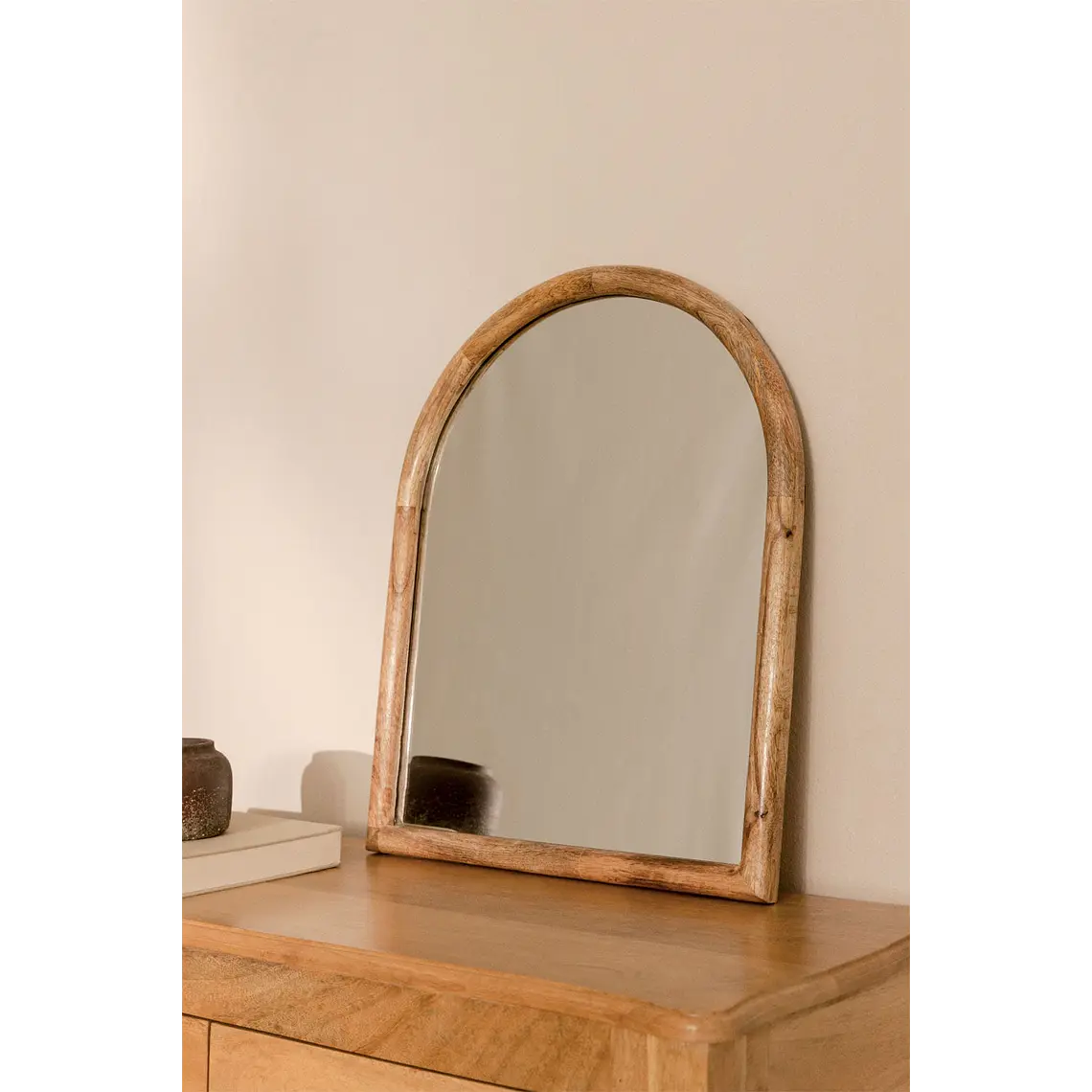 Espejo de dormitorio Norel en madera de mango 12