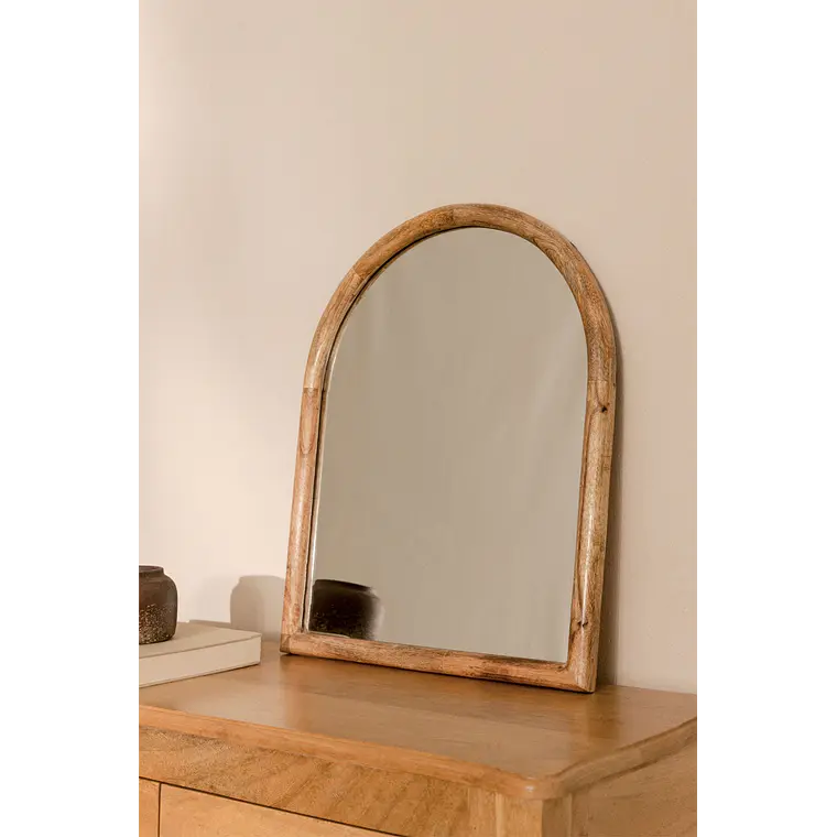 Espejo de dormitorio Norel en madera de mango 12