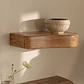 Estante de pared con almacenaje en madera de acacia - Miniatura 1