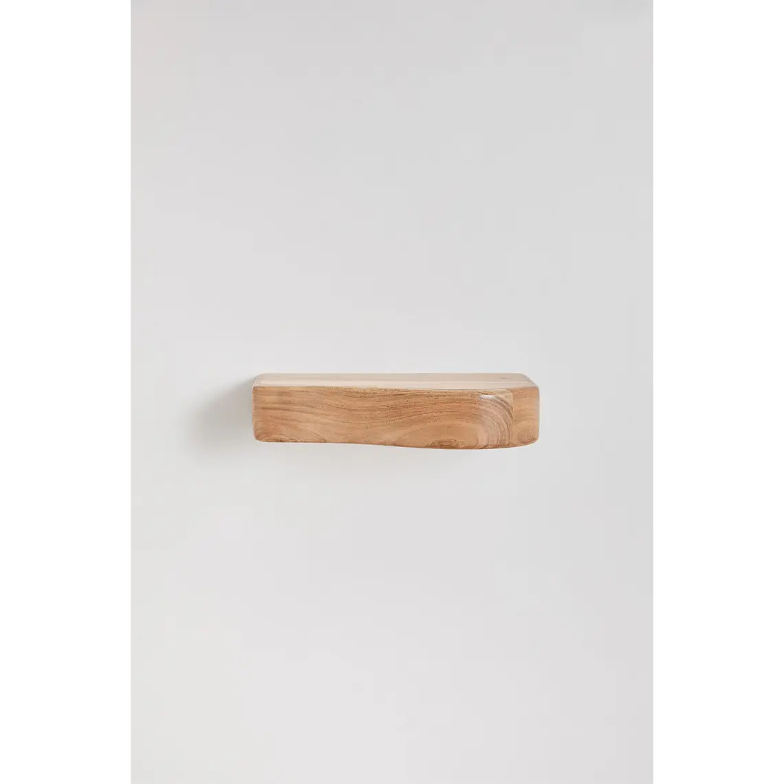 Estante de pared con almacenaje en madera de acacia 4