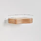 Estante de pared con almacenaje en madera de acacia - Miniatura 9