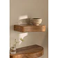 Estante de pared con almacenaje en madera de acacia - Miniatura 10