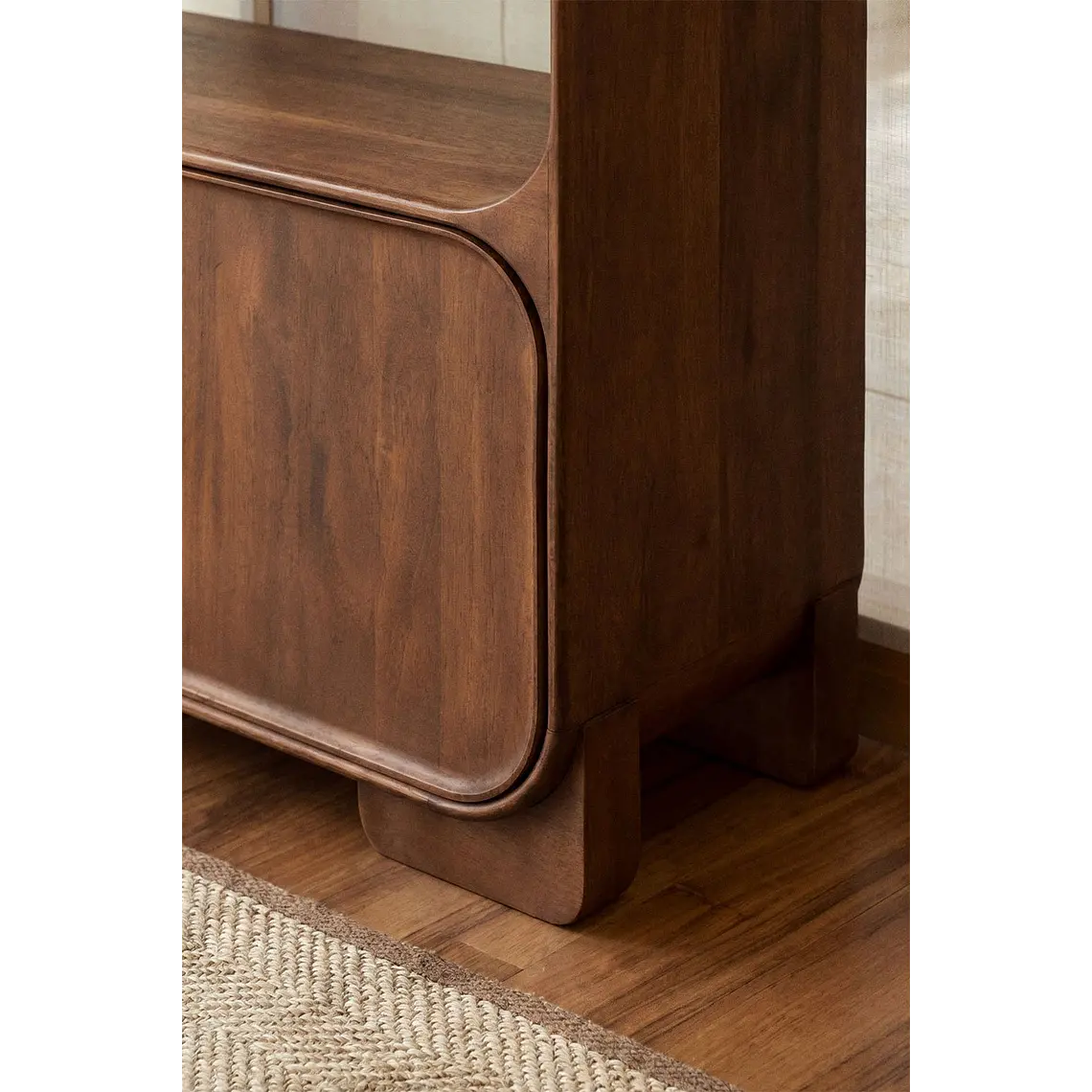 Estantería 190 cm en madera de mango y piedra natural 2