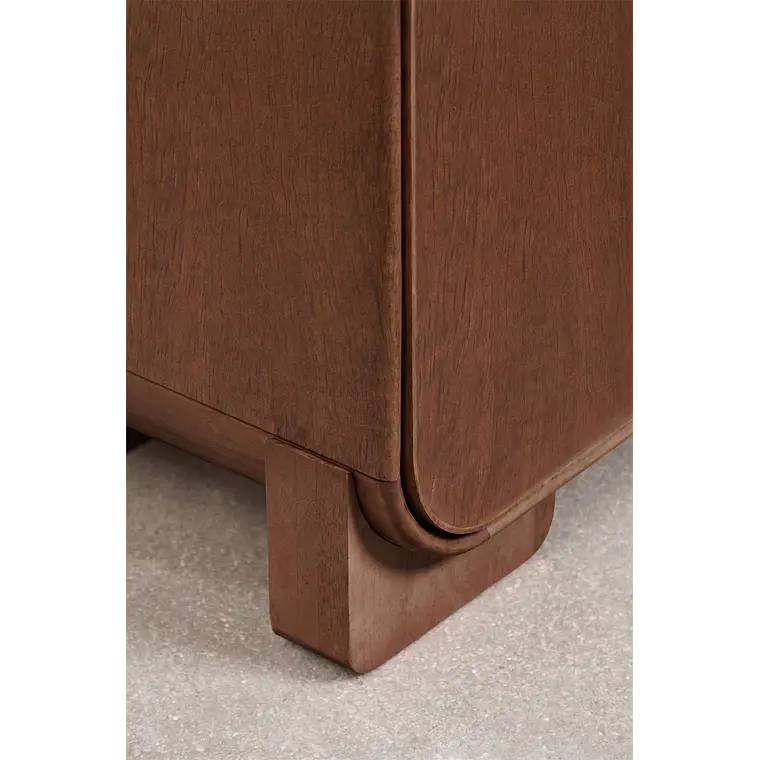 Estantería 190 cm en madera de mango y piedra natural 6