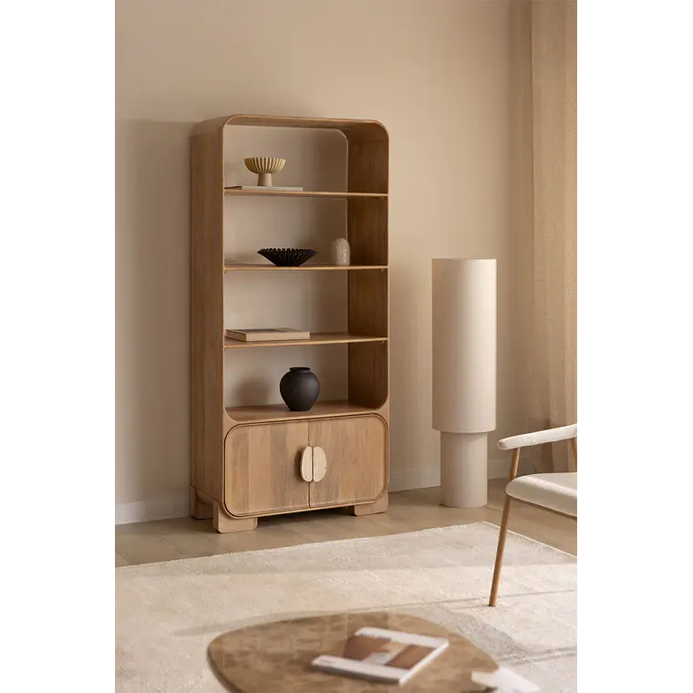 Alaro · Estantería en acabado madera de 90 cm 1