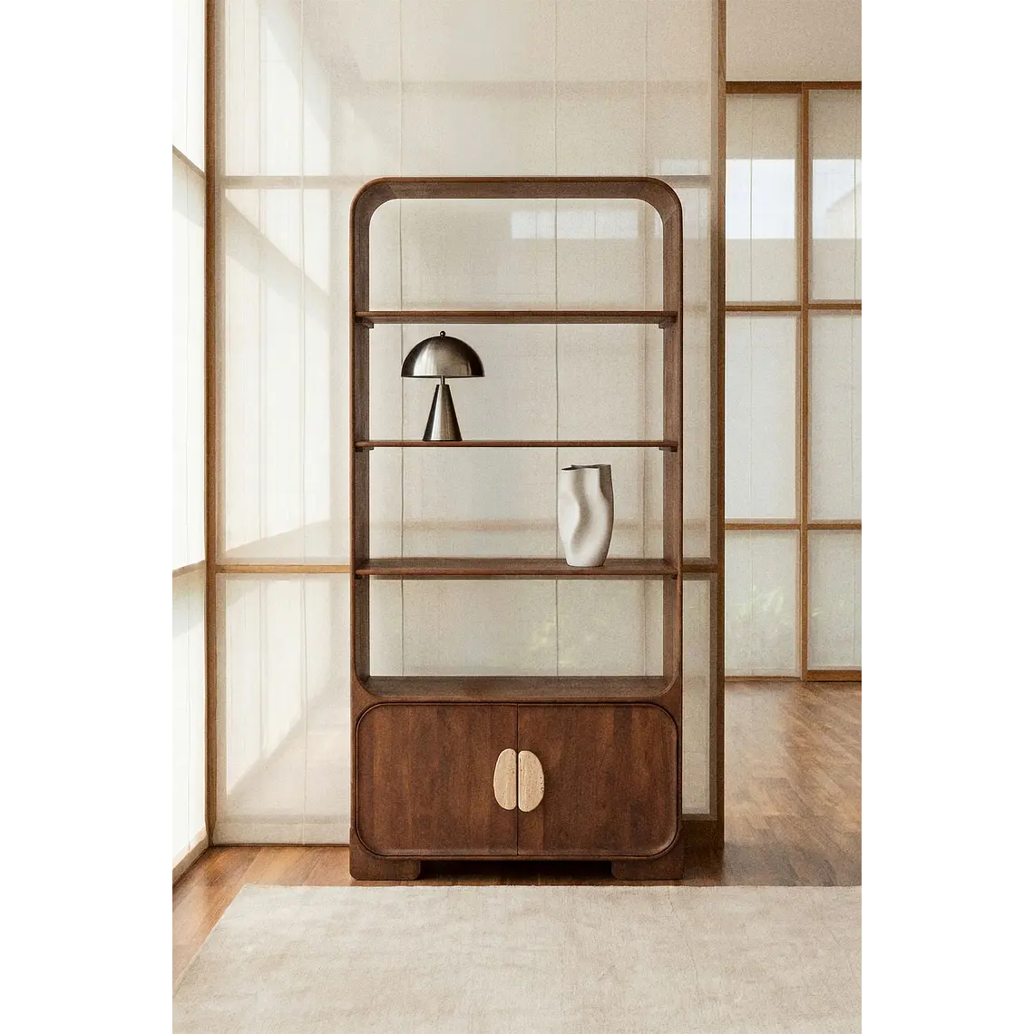 Alaro · Estantería en acabado madera de 90 cm 2