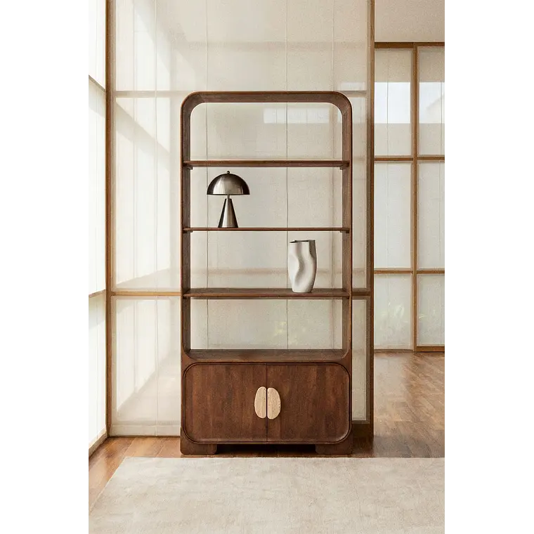 Alaro · Estantería en acabado madera de 90 cm 2