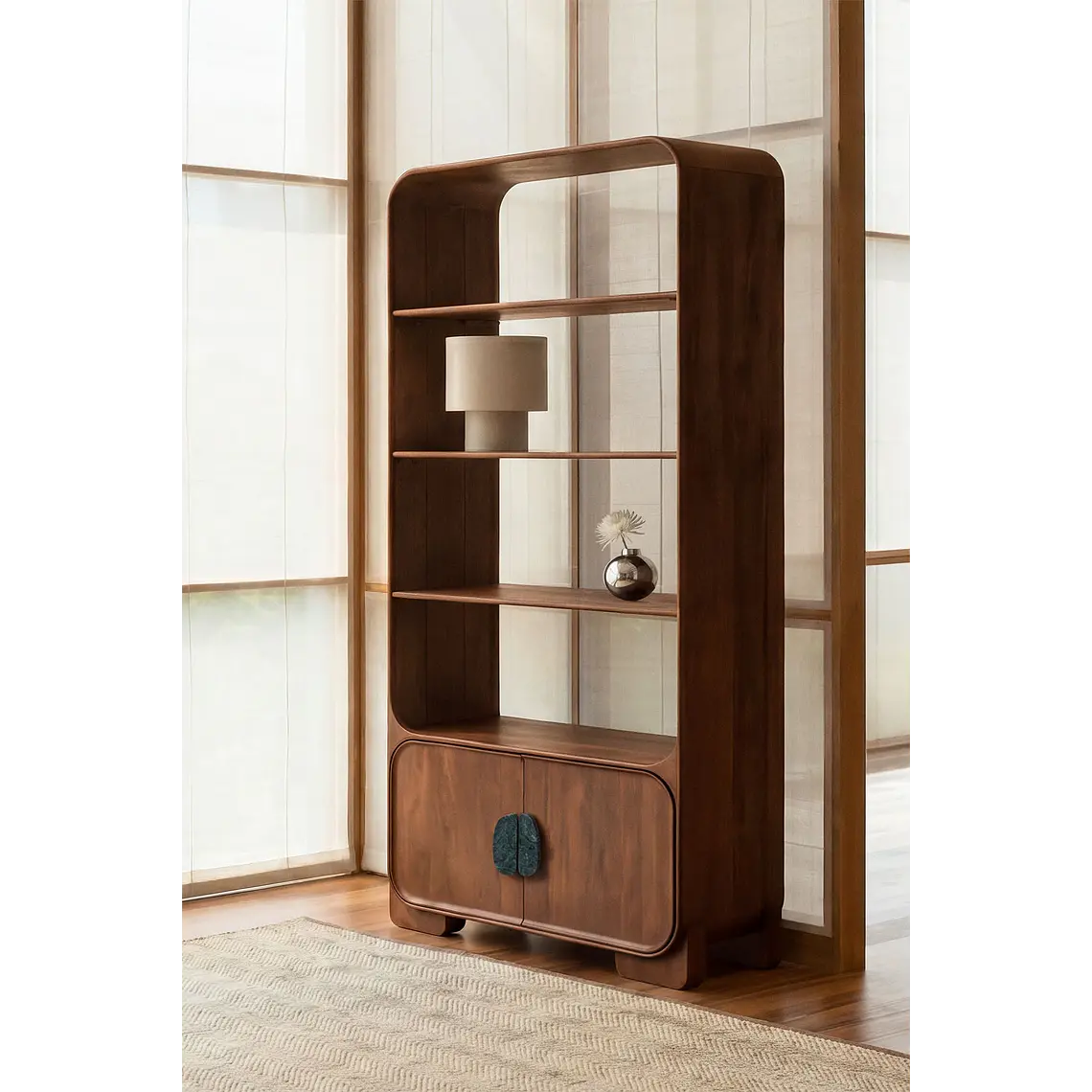 Alaro · Estantería en acabado madera de 90 cm 3