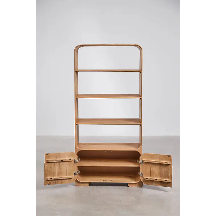Alaro · Estantería en acabado madera de 90 cm 8