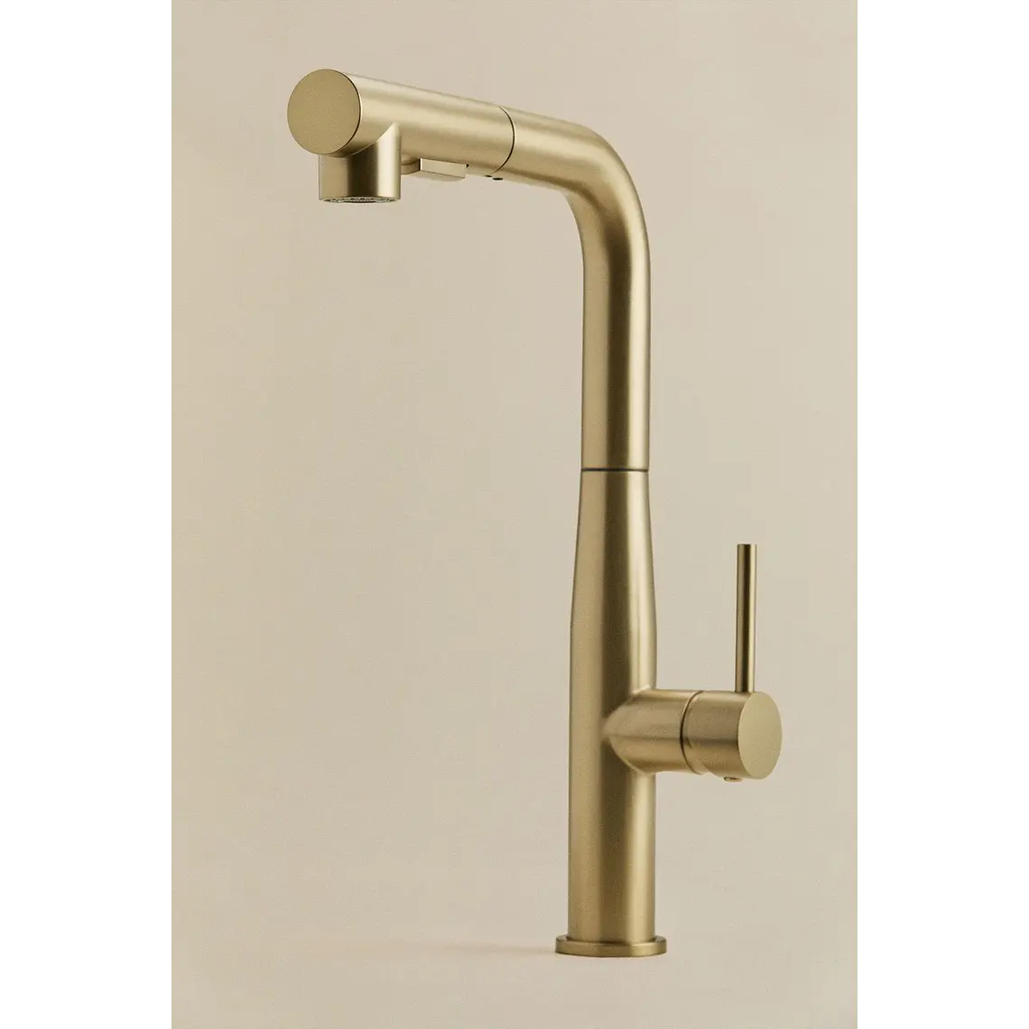 Grifo de cocina de exterior con caño alto extraíble en acero inoxidable Garina 2