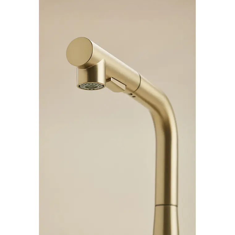 Grifo de cocina de exterior con caño alto extraíble en acero inoxidable Garina 3