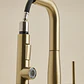 Grifo de cocina de exterior con caño alto extraíble en acero inoxidable Garina - Miniatura 4