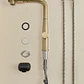 Grifo de cocina de exterior con caño alto extraíble en acero inoxidable Garina - Miniatura 8