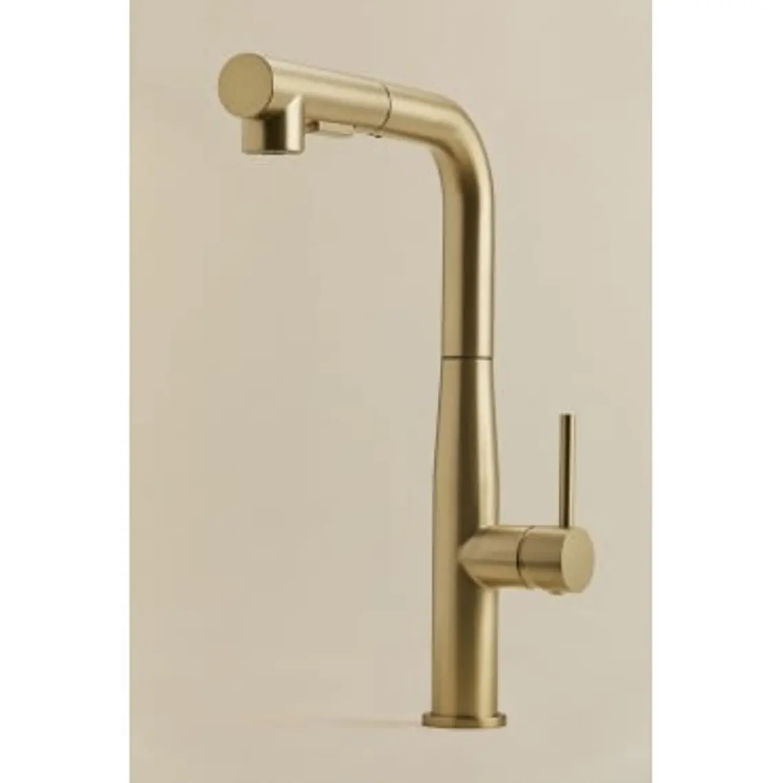 Grifo de cocina de exterior con caño alto extraíble en acero inoxidable Garina 10