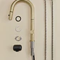 Grifo de cocina de exterior con caño alto extraíble en acero inoxidable Gavina - Miniatura 6