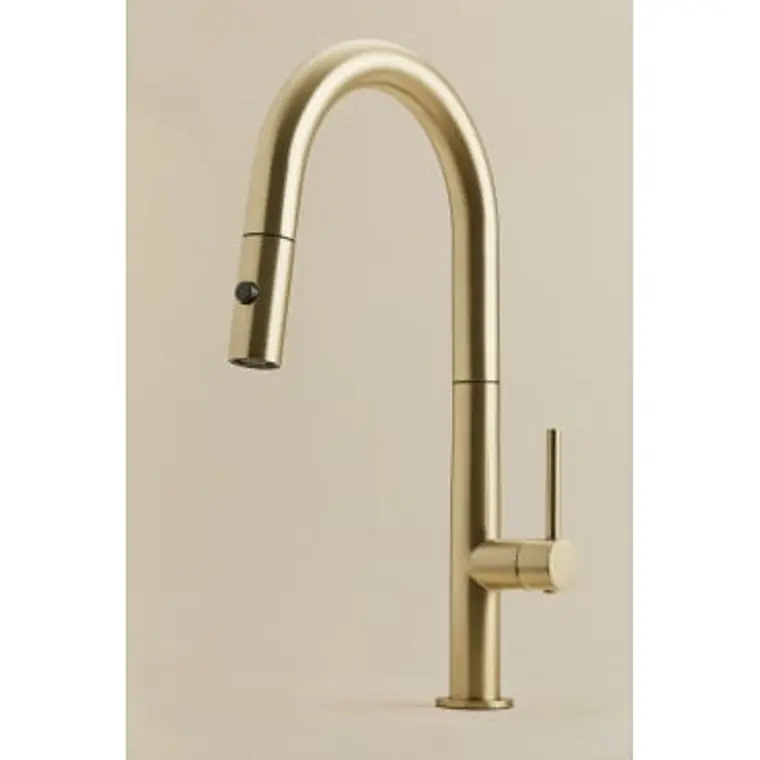 Grifo de cocina de exterior con caño alto extraíble en acero inoxidable Gavina 8