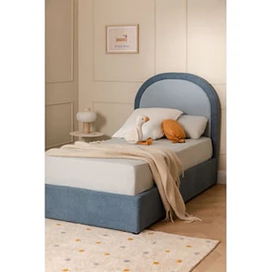 Lunara · Cama infantil con canapé en borreguito