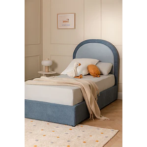 Lunara · Cama infantil con canapé en borreguito