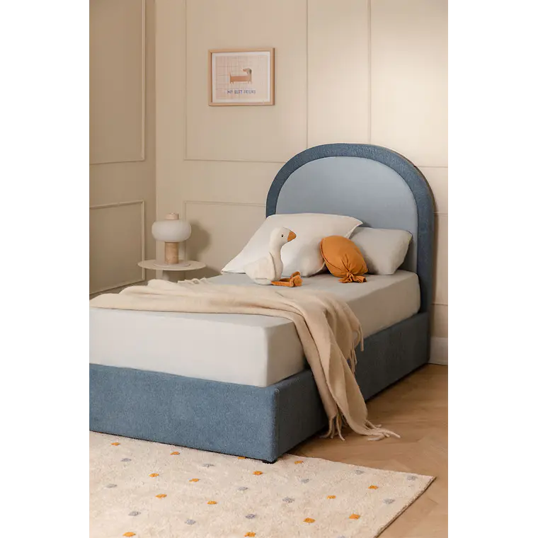 Lunara · Cama infantil con canapé en borreguito 2
