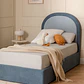 Lunara · Cama infantil con canapé en borreguito - Miniatura 2