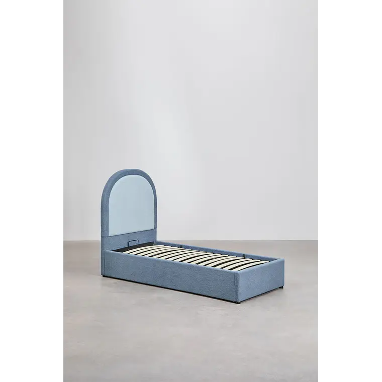 Lunara · Cama infantil con canapé en borreguito 4