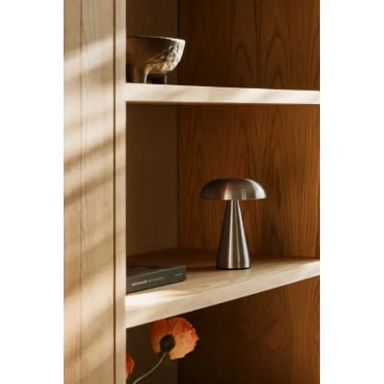 Lámpara de mesa ↑20 cm LED inalámbrica en hierro 8