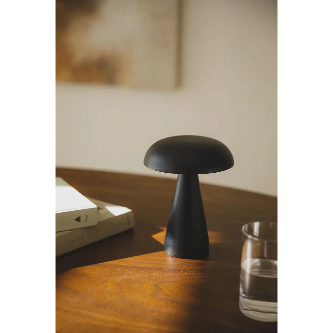 Lámpara de mesa ↑20 cm LED inalámbrica en hierro 9