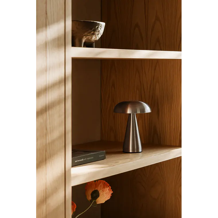 Lámpara de mesa ↑20 cm LED inalámbrica en hierro 10