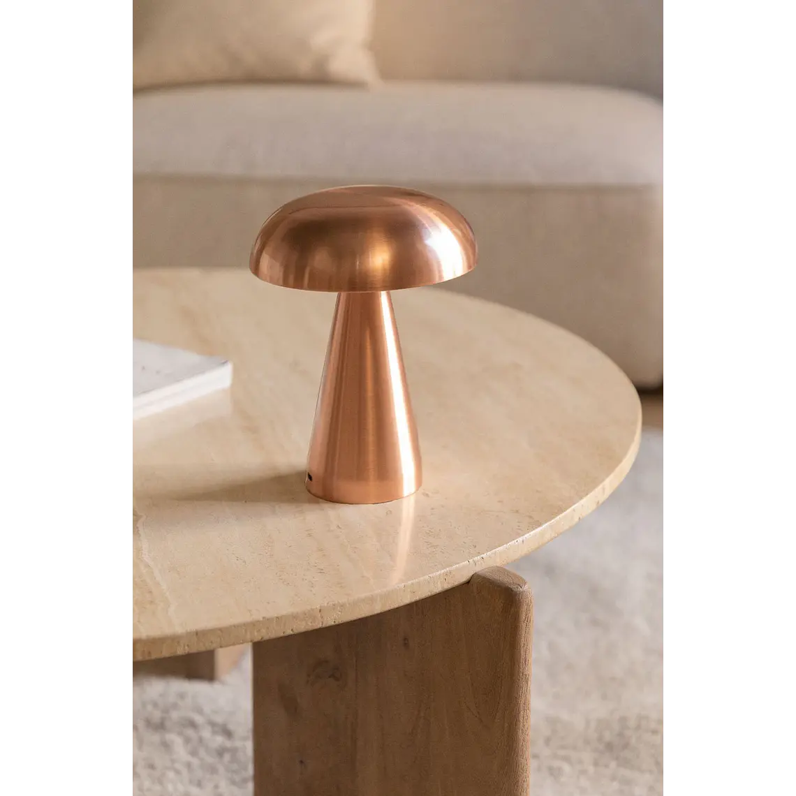 Lámpara de mesa ↑20 cm LED inalámbrica en hierro 11