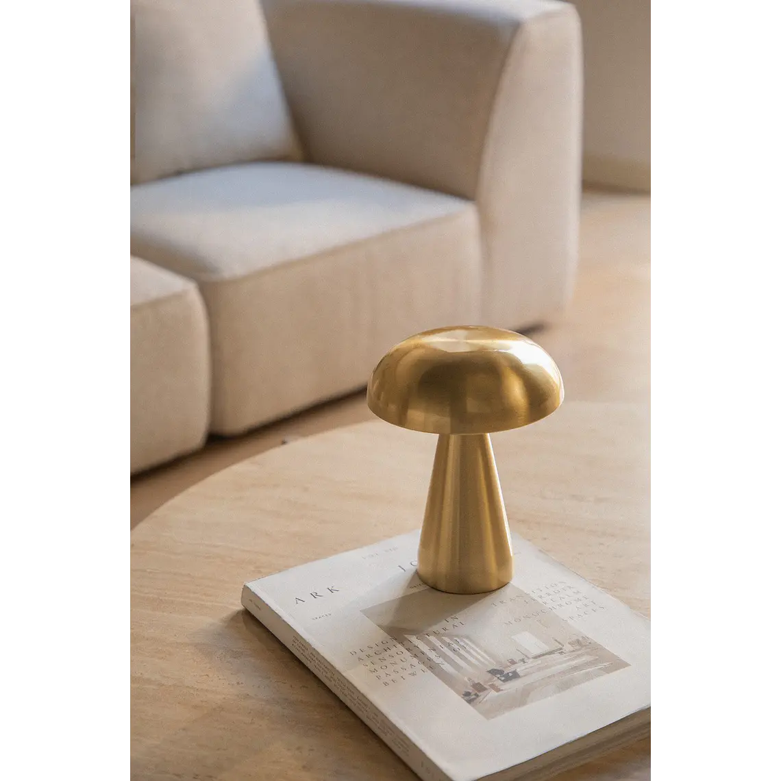 Lámpara de mesa ↑20 cm LED inalámbrica en hierro 12