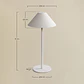 Lámpara de mesa LED inalámbrica en hierro - Miniatura 11