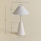 Lámpara de mesa LED inalámbrica en hierro - Miniatura 9