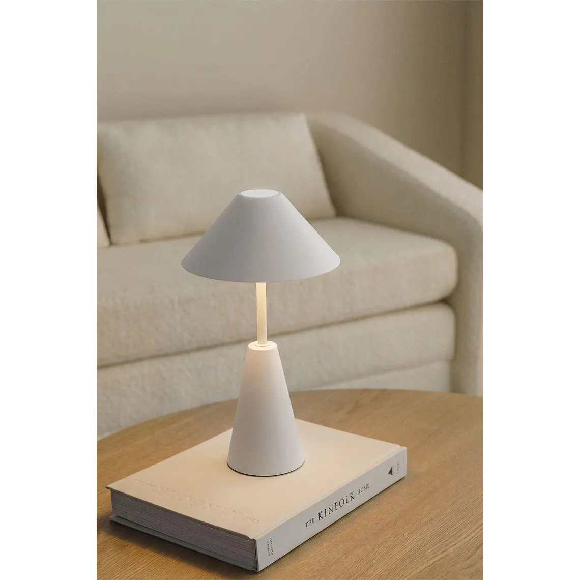 Lámpara de mesa LED inalámbrica en hierro 12